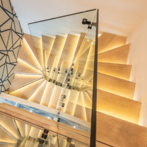 Stylish staircase lights